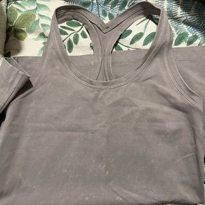 lululemon tie die mauve racerback